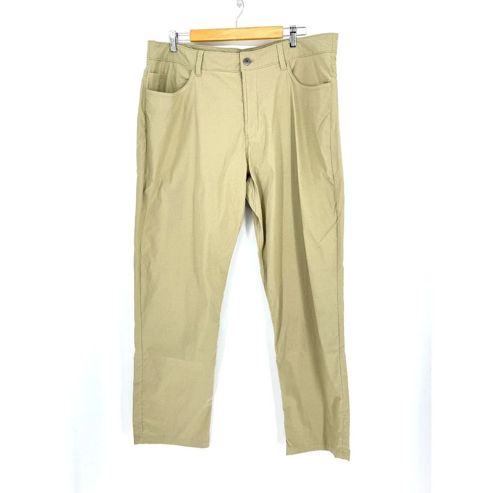 The North Face Mens Paramount Active Hiking Pants Khaki Tan Size 40 Gorpcore